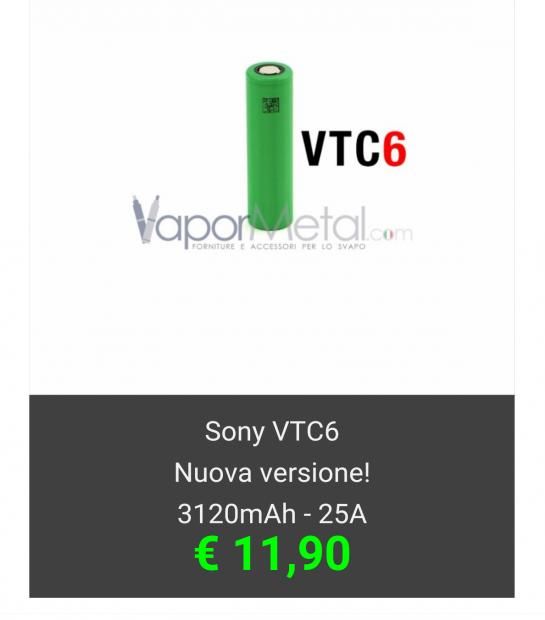 Sony VTC6 [SigarettaElettronicaForum.com]