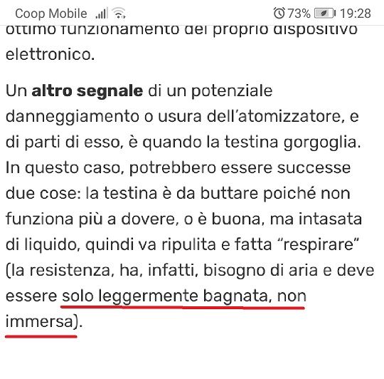 Atomizzatore Justfog Q16Pro Scoppietta e Sapore Metallico [SigarettaElettronicaForum.com]