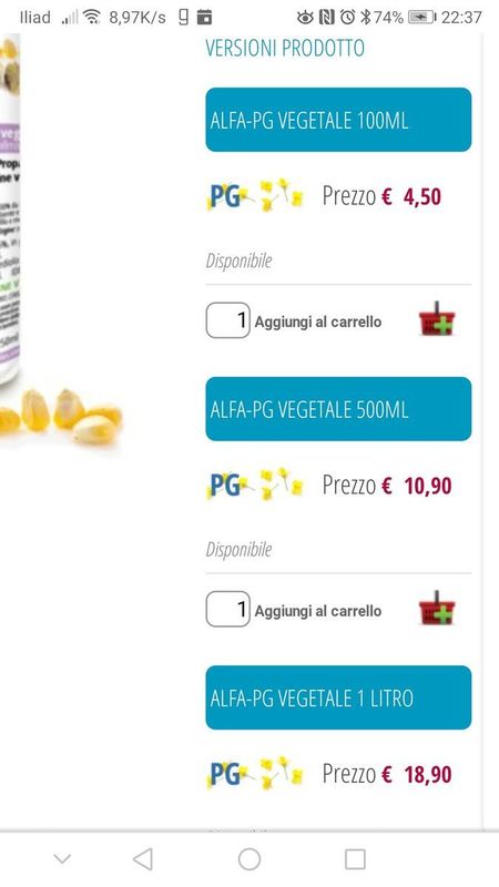 PG di origine VEGETALE [SigarettaElettronicaForum.com]