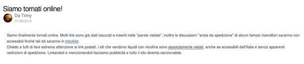 Nuova legge ecig 2017-2018 e monopolio di stato [SigarettaElettronicaForum.com]