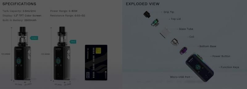 Vaporesso Luxe Nano Skrr-s Kit 80W [SigarettaElettronicaForum.com]