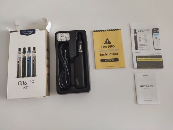 Lotto Justfog Q16 Pro KIT Black + 5 resistenze 1,2 ohm + 5 resistenze 1,6 ohm + regalo [Firenze] [SigarettaElettronicaForum.com]