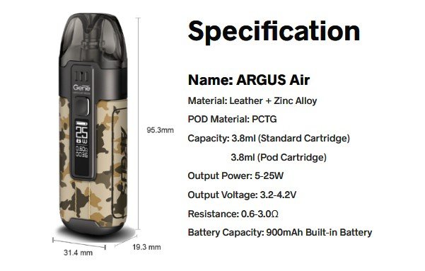 Voopoo Argus AIR [SigarettaElettronicaForum.com]