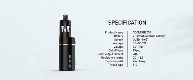Innokin Coolfire Z50 Kit [SigarettaElettronicaForum.com]