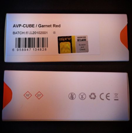 Aspire AVP Cube Pod System Kit 16W 1300mAh [SigarettaElettronicaForum.com]