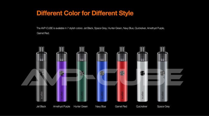 Aspire AVP Cube Pod System Kit 16W 1300mAh [SigarettaElettronicaForum.com]