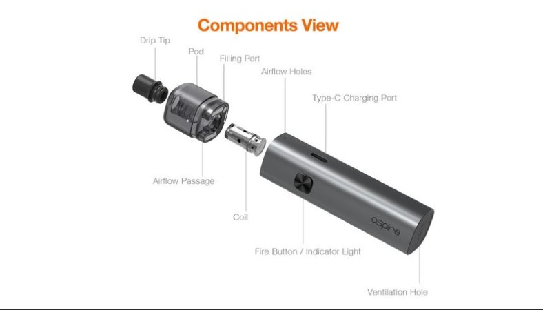 Aspire AVP Cube Pod System Kit 16W 1300mAh [SigarettaElettronicaForum.com]