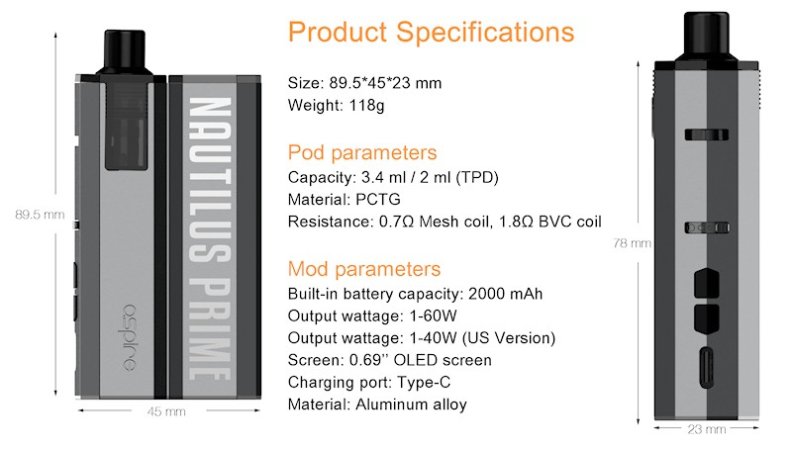 Aspire Nautilus Prime Pod Mod [SigarettaElettronicaForum.com]