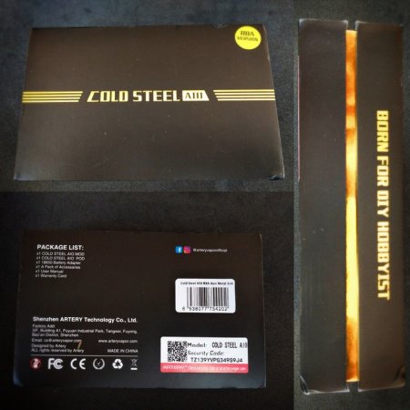 Artery Cold Steel AIO RBA Version 120W [SigarettaElettronicaForum.com]