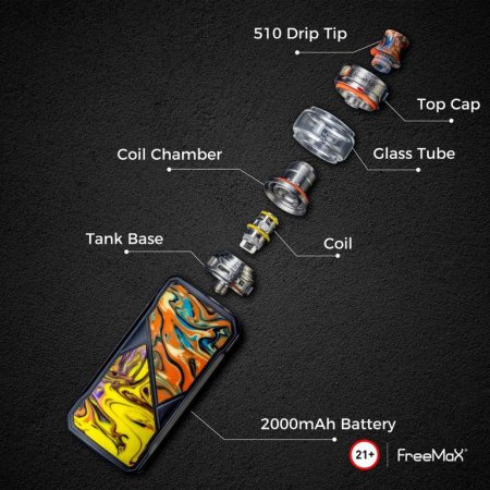 Freemax Maxus 50W + Fireluke 22 Resin Edition [SigarettaElettronicaForum.com]