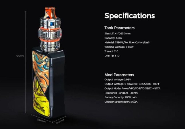 Freemax Maxus 50W + Fireluke 22 Resin Edition [SigarettaElettronicaForum.com]
