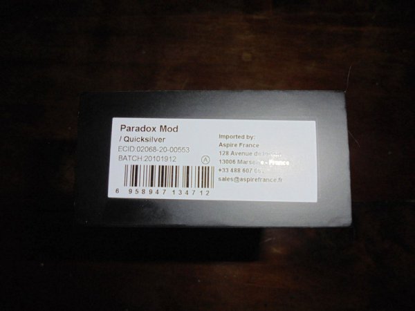 Aspire & NoName Paradox Mod [SigarettaElettronicaForum.com]