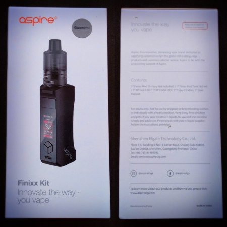 Aspire Finixx Kit [SigarettaElettronicaForum.com]