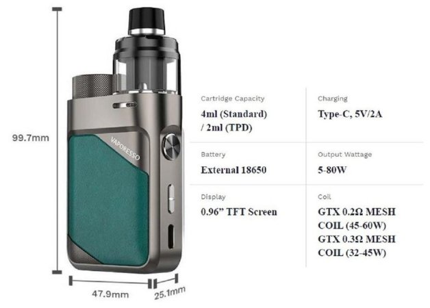 Vaporesso SWAG PX 80 [SigarettaElettronicaForum.com]