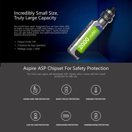 Aspire Onixx Kit [SigarettaElettronicaForum.com]