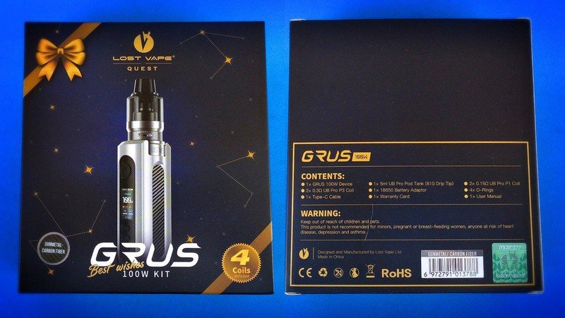 Lost Vape GRUS V2 + UB Pro Pod Tank [SigarettaElettronicaForum.com]