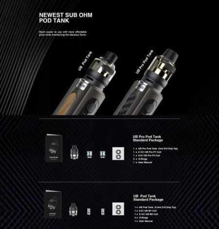 Lost Vape GRUS V2 + UB Pro Pod Tank [SigarettaElettronicaForum.com]