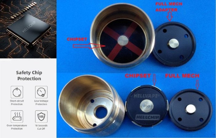 Hellvape Trishul V2 Semi-Mech Mod [SigarettaElettronicaForum.com]
