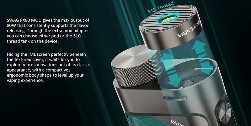 Vaporesso SWAG PX 80 [SigarettaElettronicaForum.com]