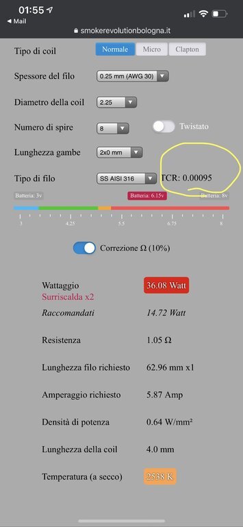Calcolatore coil [SigarettaElettronicaForum.com]