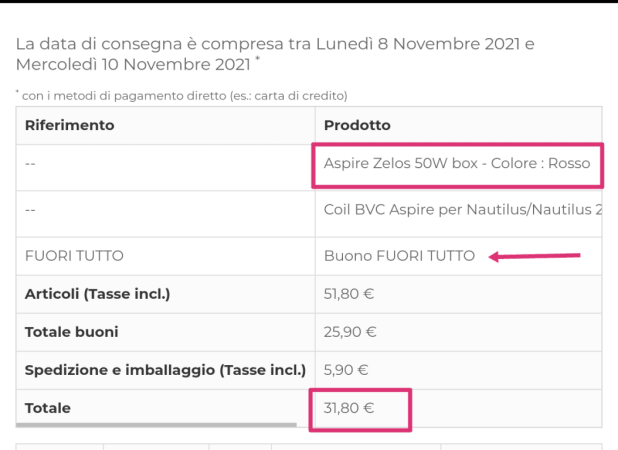 Acquisto Nuova E-cig [SigarettaElettronicaForum.com]
