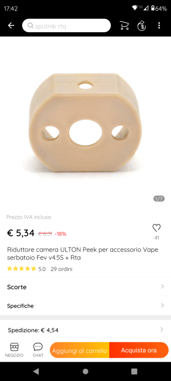 Opinioni Su FEV 4.5 O VS, Versione Replica [SigarettaElettronicaForum.com]