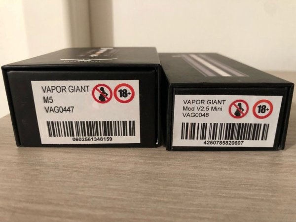 Vapor Giant V 2.5 Mod Mini + M5 Mtl [Milano] [SigarettaElettronicaForum.com]