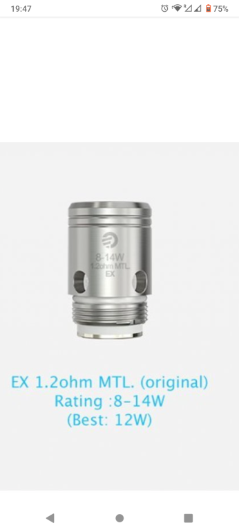 Coil Compatibili Joyetech Ex 1.2ohm [SigarettaElettronicaForum.com]
