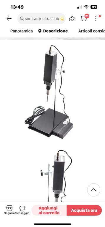 Estrazione Con Sonicatore [SigarettaElettronicaForum.com]