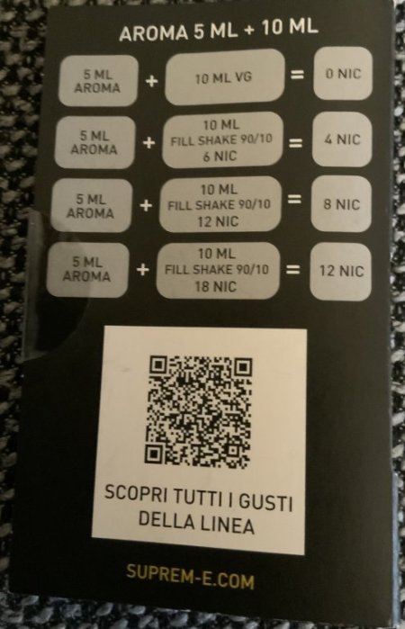 Consiglio Diluizione Aroma Omaggio 5 Ml [SigarettaElettronicaForum.com]
