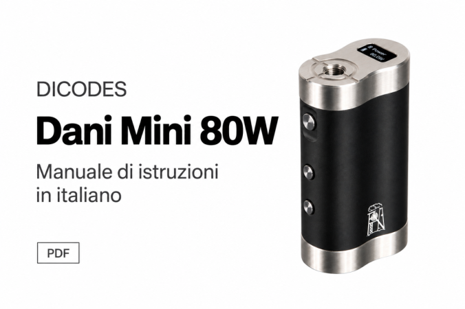 Manuale Dani mini - Dicodes - 80w
